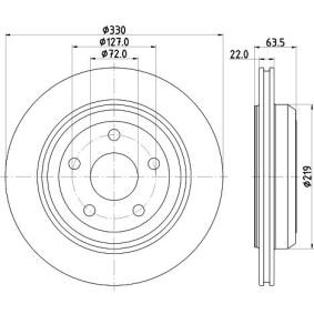 Bremsscheibe für DODGE von MINTEX