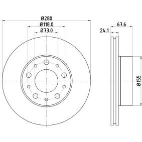 Bremsscheibe MDC2686 von MINTEX günstig für 59,11 € online kaufen