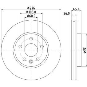 Bremsscheibe von MINTEX