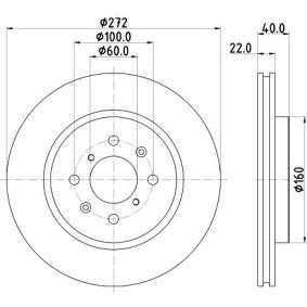 Bremsscheibe für SUZUKI von MINTEX