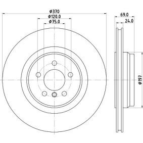 Achetez des Disque de frein MINTEX MDC2733 à prix pour 83,51 €