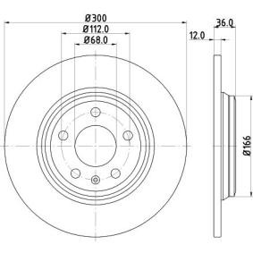 Bremsscheibe für AUDI von MINTEX