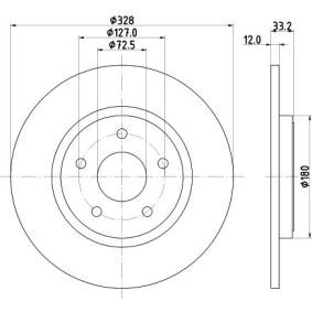 Comprar Disco de freno de MINTEX MDC2754 a bajo precio de 65,03 €