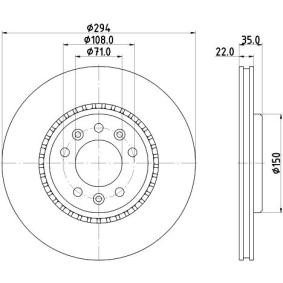 Bremsscheibe von MINTEX