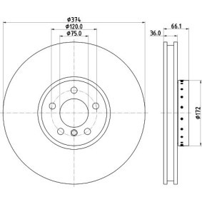 Achetez des Disque de frein MINTEX MDCB2590R à prix pour 283,93 €