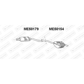 Vorschalldämpfer ME50179