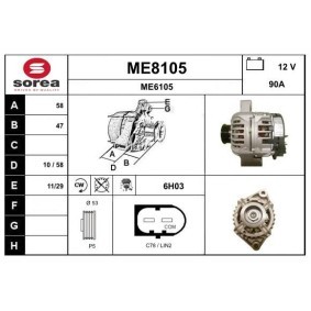 Lichtmaschine von SNRA ME8105