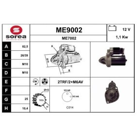 Anlasser von SNRA ME9002