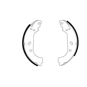 Comprar Juego de zapatas de frenos de MINTEX MFR407 a bajo precio de 61,87 €