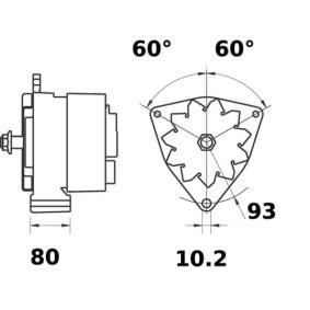 Lichtmaschine MG 493 für RENAULT TRUCKS
