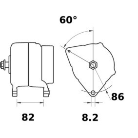 Köp Generator av MAHLE ORIGINAL MG 97 till det låga priset 2645,32 kr