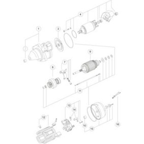 Köp Startmotor av MAHLE ORIGINAL MS 318 till det låga priset 3857,20 kr