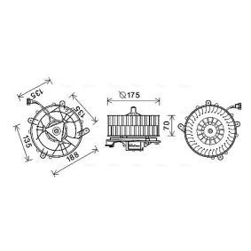 Gebläsemotor MS8661 für MAYBACH