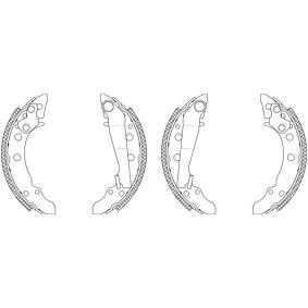 Achetez des Jeu de mâchoires de frein MINTEX MSK193 à prix pour 80,83 €