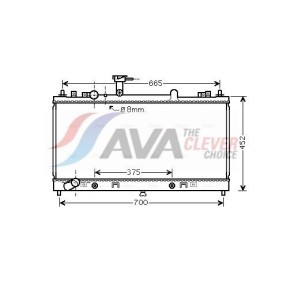 Kjøp Radiator, motorkjøling av AVA COOLING SYSTEMS MZA2225 til den lave prisen 1685,47 NOK