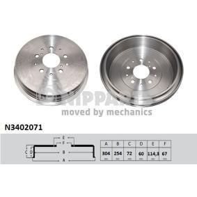 Comprar Tambor de freno de NIPPARTS N3402071 a bajo precio de 47,16 €
