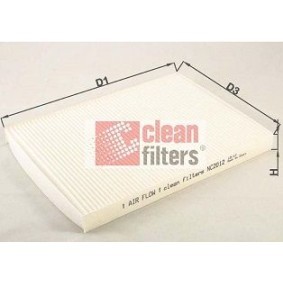 Kjøp Kupefilter av CLEAN FILTER NC2012 til den lave prisen 99,34 NOK