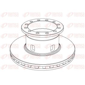 Comprar Disco de freno de KAWE NCA1020.20 a bajo precio de 130,57 €