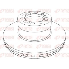 Comprar Disco de freno de KAWE NCA1233.20 a bajo precio de 143,28 €