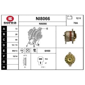 Lichtmaschine NI8066