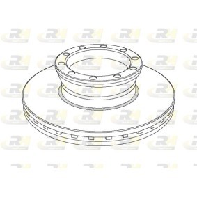 Bremsscheibe NSX1041.20 für MAN