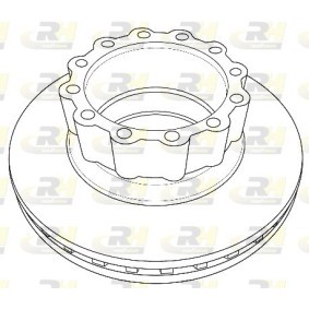 Bremsscheibe NSX1229.20 für MAN