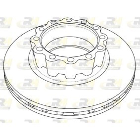 Bremsscheibe NSX1230.20 für MAN