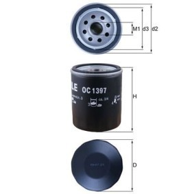 Acquista Filtro olio da KNECHT OC 1397 a buon mercato per soli 13,19 €