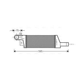 Achetez des Intercooler AVA COOLING SYSTEMS OLA4322 à prix pour 160,56 €