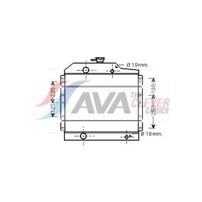 Achetez des Intercooler AVA COOLING SYSTEMS OLA4415 à prix pour 194,01 €