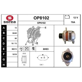 Lichtmaschine von SNRA OP8102
