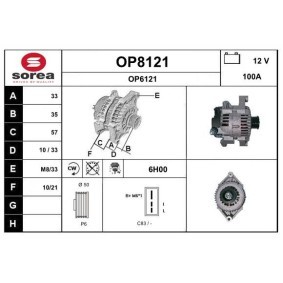 DAEWOO Lichtmaschine von SNRA