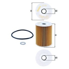 Ölfilter von KNECHT OX 355D