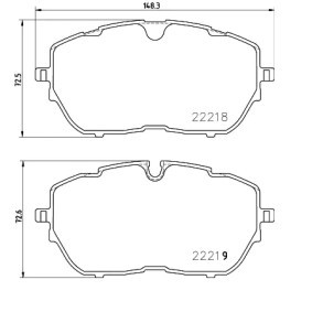 Bremsbeläge von BREMBO