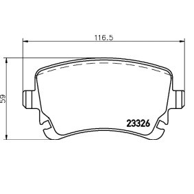 Köp Bromsbelägg av BREMBO P 85 143 till det låga priset 440,65 kr