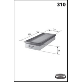 Luftfilter P431 von MISFAT günstig für 10,90 € online kaufen