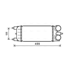CITROËN Ladeluftkühler von AVA COOLING SYSTEMS