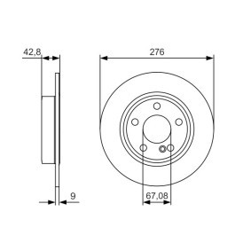 Kraftstofffilter für LDV von BOSCH