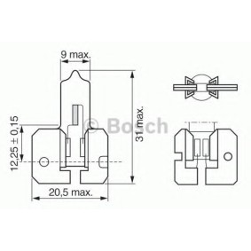 Glühlampe, Nebelscheinwerfer 1 987 302 022 von BOSCH günstig für 11,04 € online kaufen