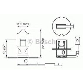 Compre Lâmpada, farol de longo alcance da BOSCH 1 987 302 032 a um preço baixo por 11,35 €