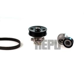 Achetez des Pompe à eau+Jeu de courroie trapézoïdale à nervures HEPU PK03230 à prix pour 136,51 €