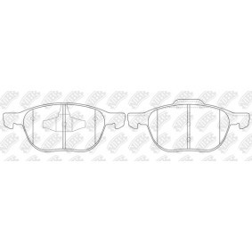 Bremsbeläge von NiBK PN0365