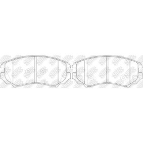 Bremsbeläge von NiBK PN0377
