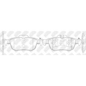 Bremsbeläge von NiBK PN0521