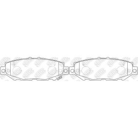 Compre Pastilhas de travão da NiBK PN1363 a um preço baixo por 107,36 €