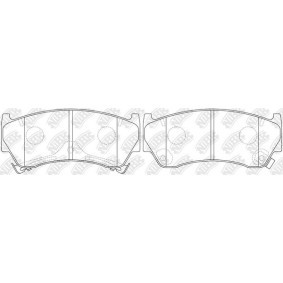 Bremsbeläge von NiBK PN2356