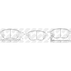 Bremsbeläge von NiBK PN2901