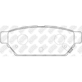 Bremsbeläge von NiBK PN3314