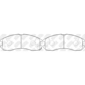 Bremsbeläge von NiBK PN5194