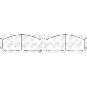 Bremsbeläge von NiBK PN5211